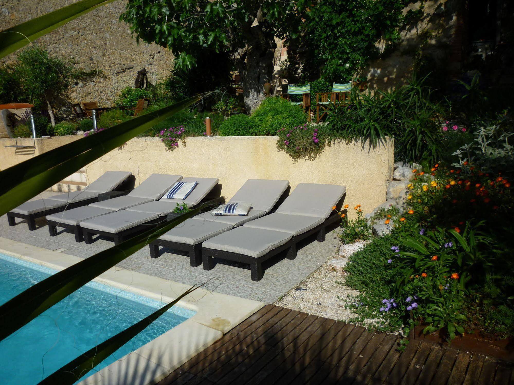 Bed and Breakfast L'Ile Aux Mimosas Tautavel Exterior foto